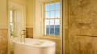 Lighthouse Suite bathroom with a view